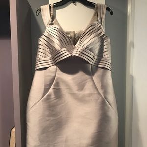 Off The Shoulder - Beaded Back Top Evening Dress